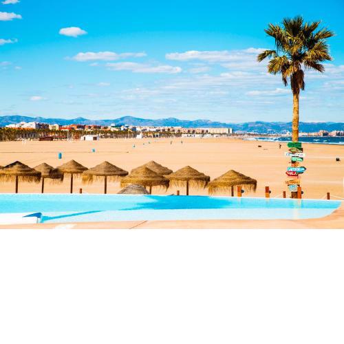 Apartment on the beach,pool,WiFi,garage,Valencia
