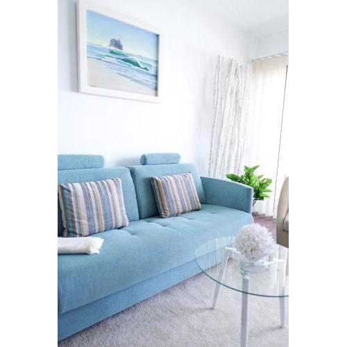 Apartment Portonovo La Paloma Amazing sea view-swimming pool-good wifi -free AC- private parking