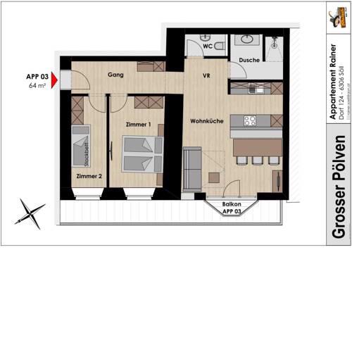 Apartment Rainer - mittendrin