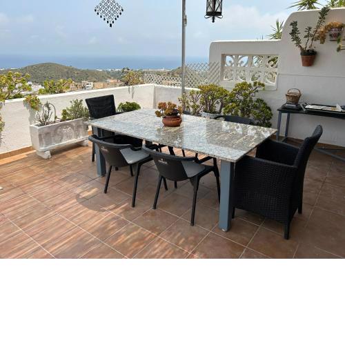 Apartment with a great terrace, sea and land views