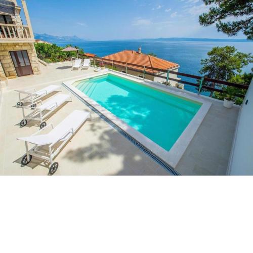Apartments Fran - pool sea view