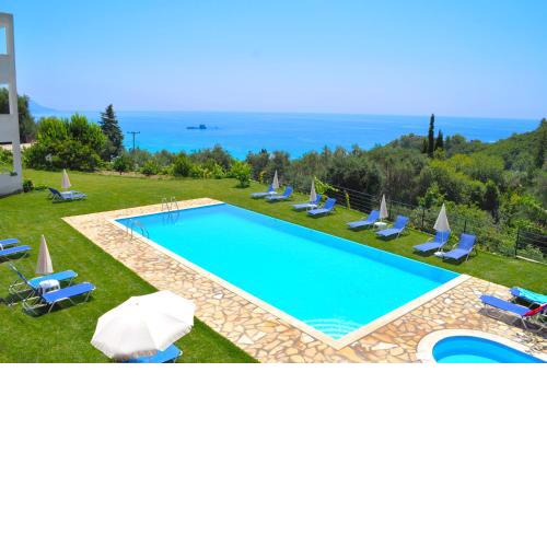 Apartments with swimming pool and panorama sea view - Pelekas Beach
