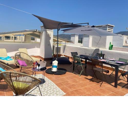 Appartement avec terrasse sur le toit vue mer
