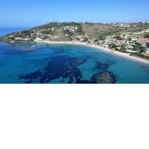 Appartement in Sciacca mit Grill, Terrasse und Garten und Meerblick