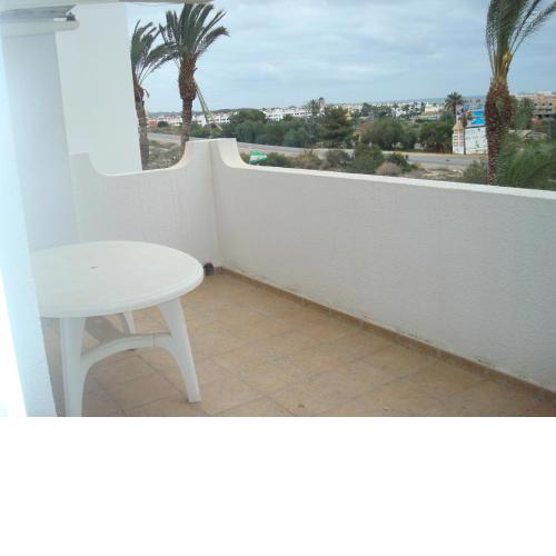 Apt on the ground floor, with a large terrace, two bedrooms and Ac