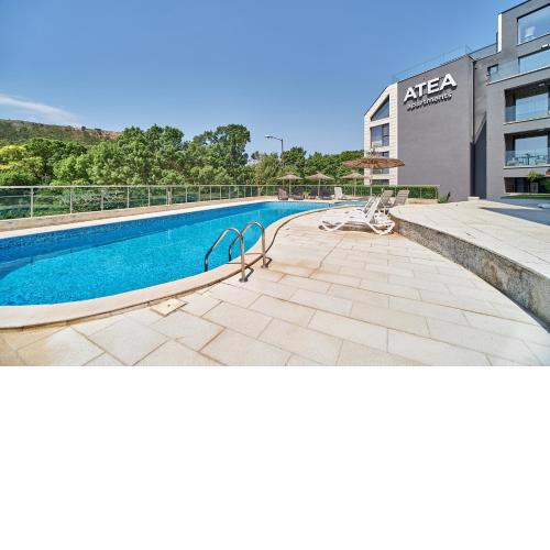 ATEA complex with pool next to the beach