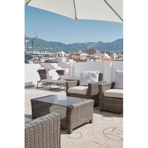 Ático centro con solarium 2 min playa