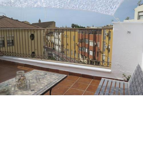 Ático con vistas centro histórico / Terraza 40 m