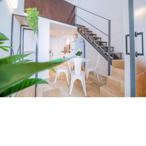 Atico Duplex con Barbacoa y Terraza en Barri Port Maritim