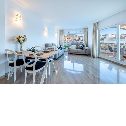 Atico Puerto Marina First Island with Sea Views and Rooftop Pool