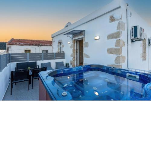 Avli Village Home with Outdoor Jacuzzi