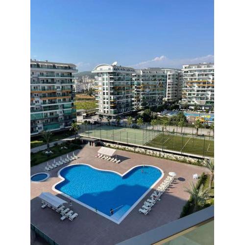 Avsallar, Olive Garden Apartmen Sea view at balcony