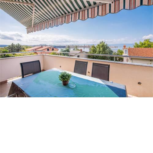 Awesome apartment in Omisalj w/ WiFi and 2 Bedrooms