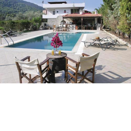 Awesome home in Agia Marina Aigina with 5 Bedrooms, Private swimming pool and Outdoor swimming pool