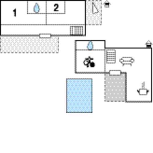 Awesome home in Biograd na Moru with Jacuzzi, WiFi and 2 Bedrooms