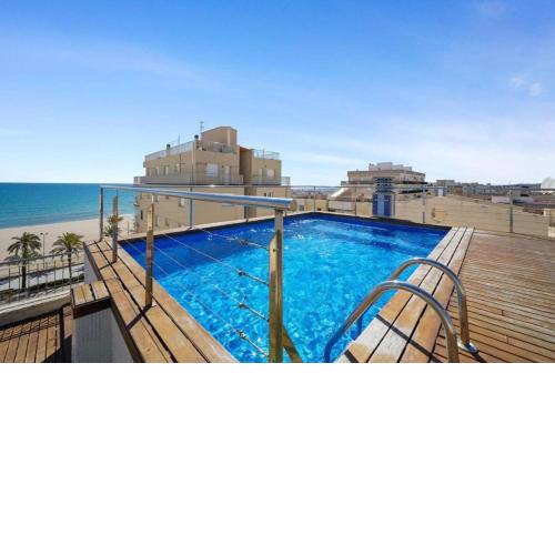 Beach apartment with pool
