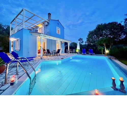 Beach Villa Iolis with private pool