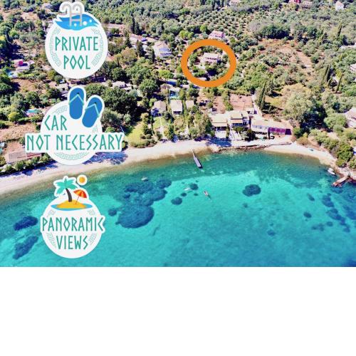 Beach Villa Petros with private pool