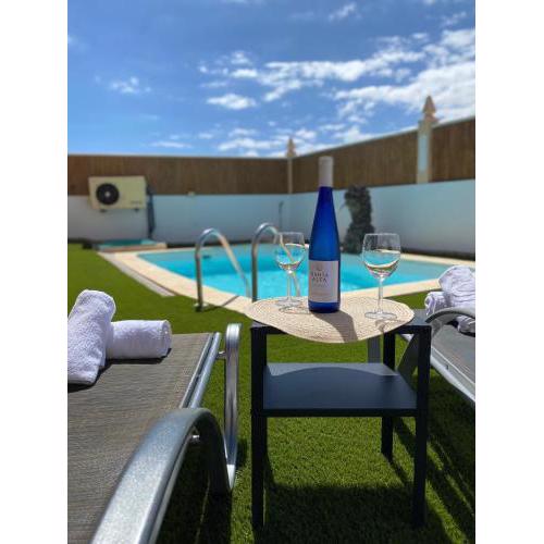 Beach Villa private heated pool