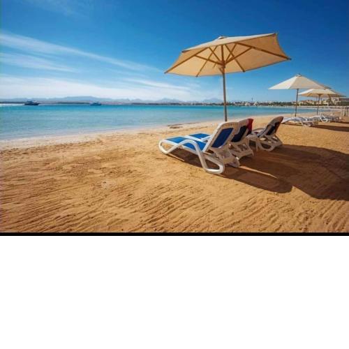 Beachfront Cozy One Bedroom apartment Sahl Hasheesh Palma de Piazza
