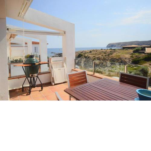 Beachfront Duplex with Terrace and Sea Views -
