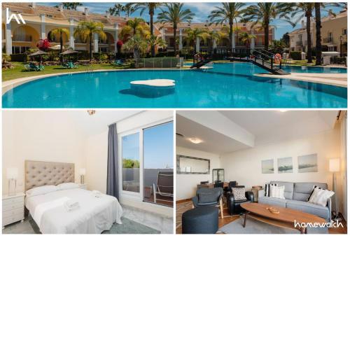 Beachfront holiday home in Bahia de Marbella