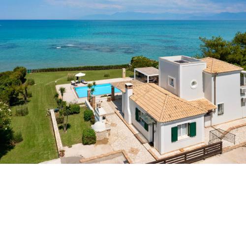 Beachfront Villa Victoras - With private beach