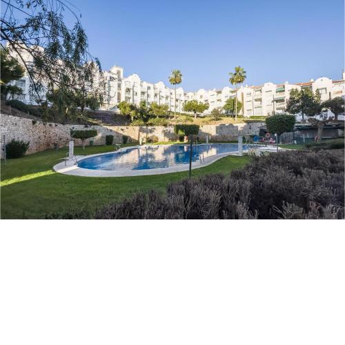 Beautiful apartment in La Cala del Moral with Outdoor swimming pool, WiFi and 3 Bedrooms