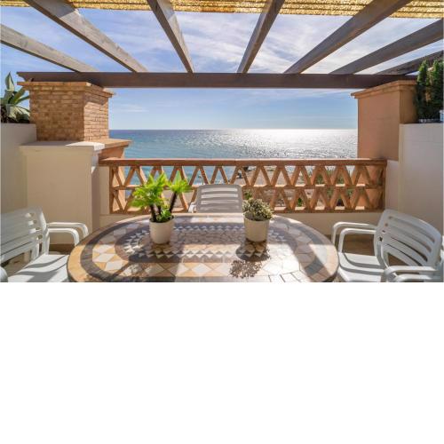 Beautiful apartment in Torrox Costa with 3 Bedrooms, WiFi and Outdoor swimming pool