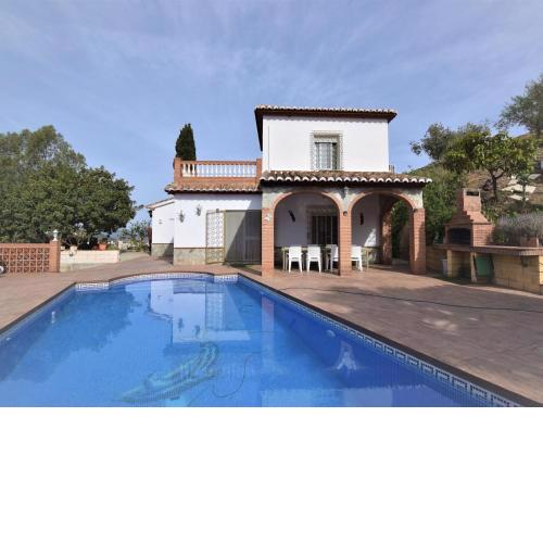 Beautiful detached villa near Arenas with delightful terrace and stunning view