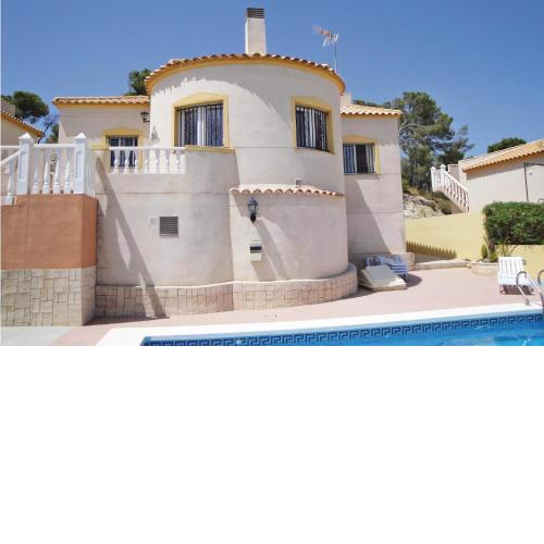 Beautiful Home In Castalla With Wifi, Outdoor Swimming Pool And Swimming Pool