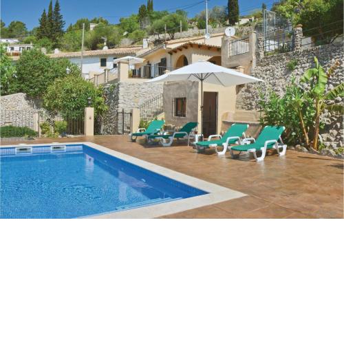 Beautiful home in Galilea with 3 Bedrooms, WiFi and Outdoor swimming pool