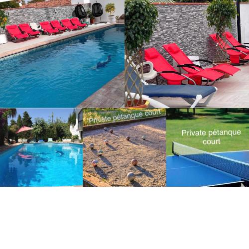 Beautiful Renovated Villa 4 bedrooms 3 bathrooms, private pool, beach 2 minutes, ping pong, pétanque