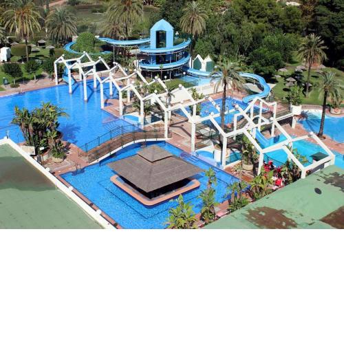 Benalbeach with sea views and water park
