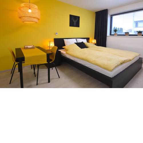 Black & Yellow Apartment Selská