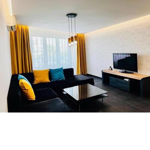 Blue & Gold Stylish Apartment