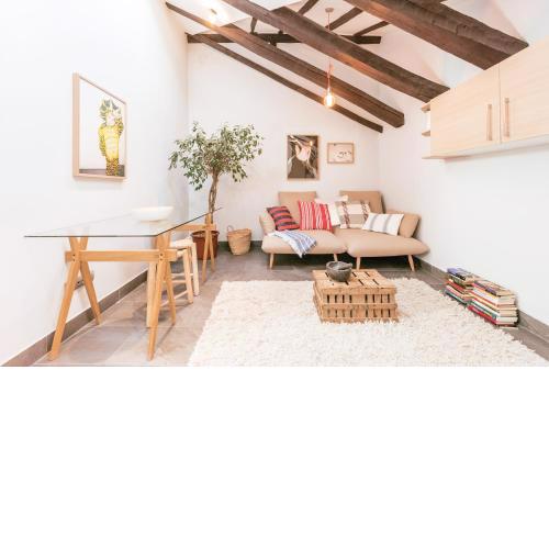 Bohemian 2bedroom attic in Lavapies