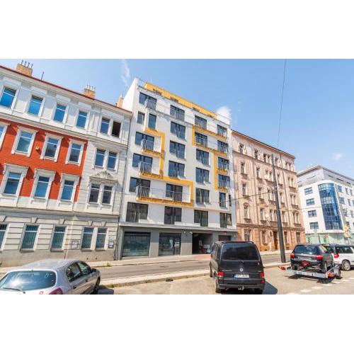 Brand new two room apartment #34 with free secure parking in the center