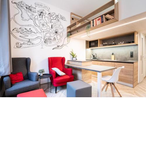 Brno City Apartment near Malinovskeho Square