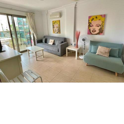 Buena vista, apartamento en la playa Finestrat