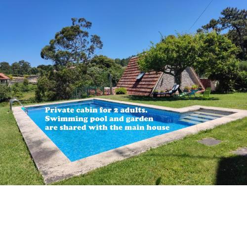 Cabaña con piscina