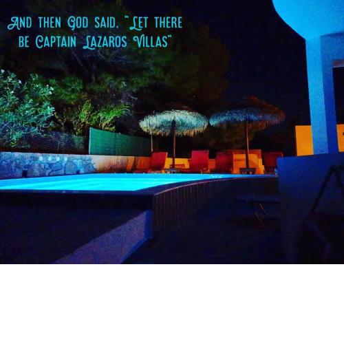 Captain Lazaros Villa ,Private PoolVilla-Detached, a breath away from the Black Beach