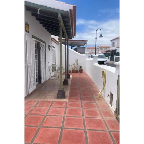 Casa barbacoa, patio en la playa