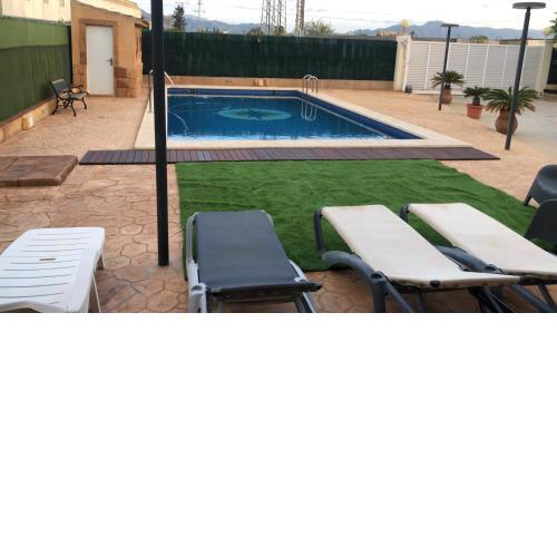 Casa de invitados con piscina privada y WIFI