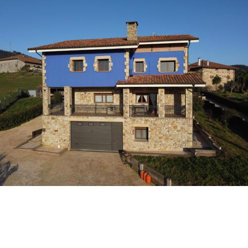 Casa en el corazón de la montaña.