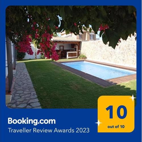 Casa La Buganvilla, piscina privada y barbacoa