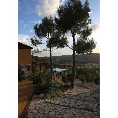Casa rural con piscina y vistas