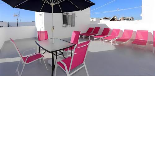 Casa vacacional con terraza privada