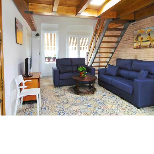 Casita con terraza en Cabanyal