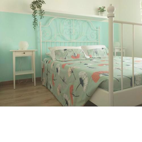 Casita verde vista mar